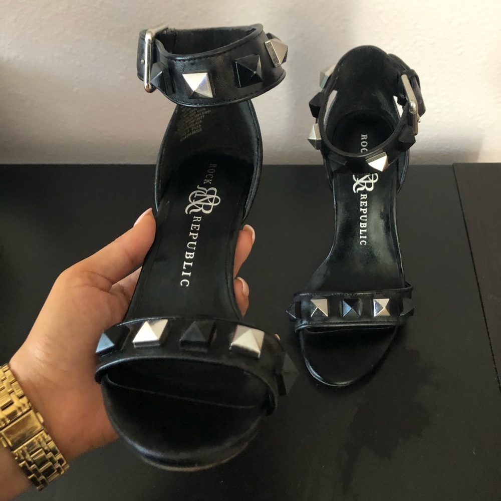 Studded Rock & Republic Heels